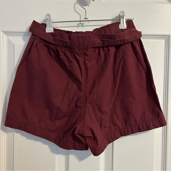 Burgandy tie shorts - Picture 2 of 3